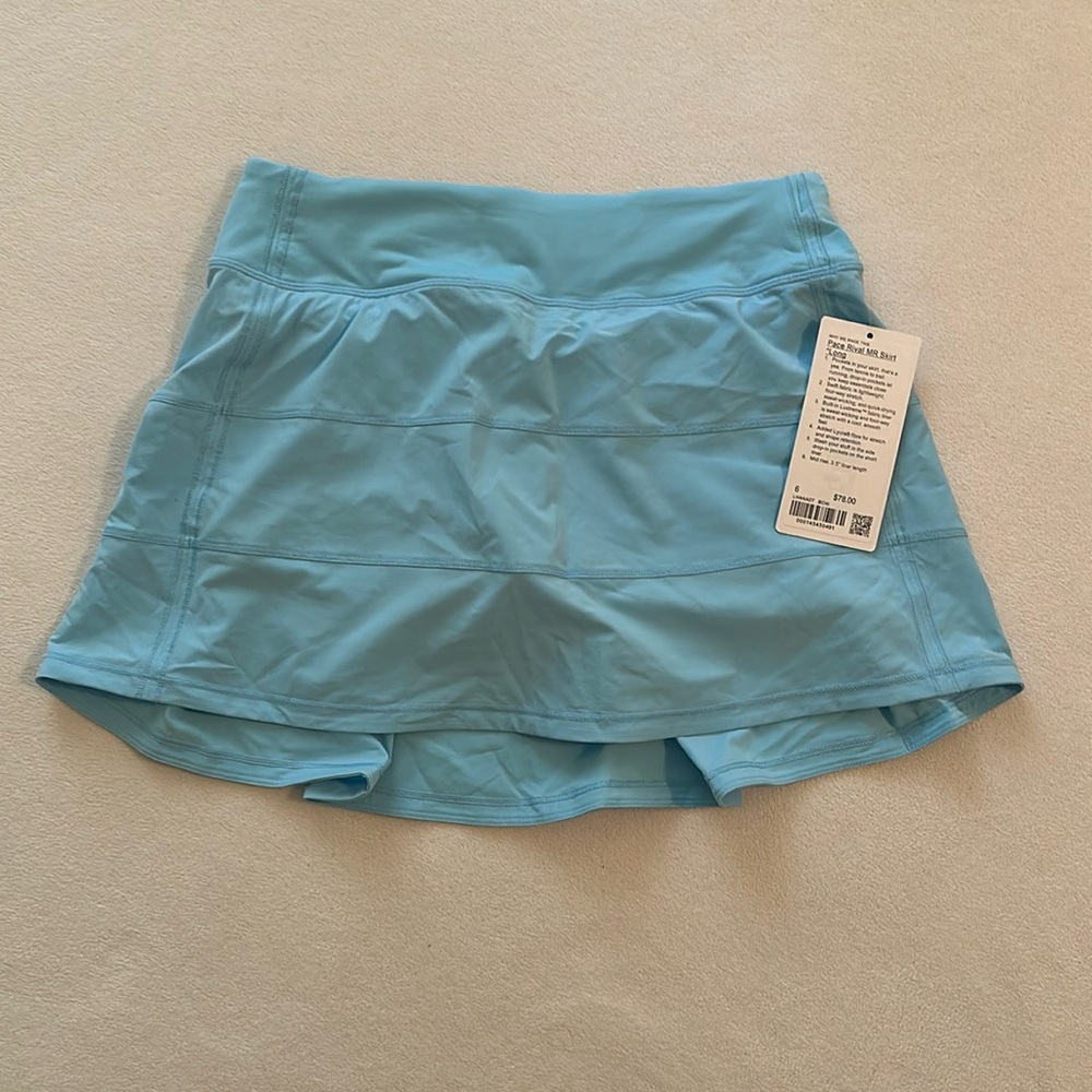 Lululemon Light Blue Athletic Skirt